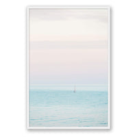 Carly Tabak Print GALLERY / White / FULL BLEED Sunset Sail - Newport Beach