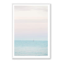 Carly Tabak Print GALLERY / White / MATTED Sunset Sail - Newport Beach