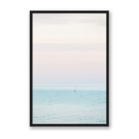 Carly Tabak Print Large / Black / FULL BLEED Sunset Sail - Newport Beach