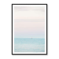 Carly Tabak Print Large / Black / MATTED Sunset Sail - Newport Beach