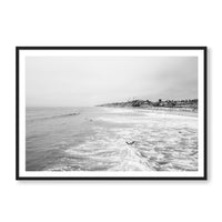 Carly Tabak Print Large / Black / MATTED Surfs Up San Diego