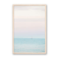 Carly Tabak Print Large / Natural / FULL BLEED Sunset Sail - Newport Beach