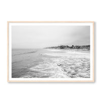 Carly Tabak Print Large / Natural / MATTED Surfs Up San Diego