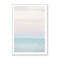 Carly Tabak Print Large / White / MATTED Sunset Sail - Newport Beach