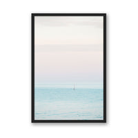 Carly Tabak Print MEDIUM / Black / FULL BLEED Sunset Sail - Newport Beach