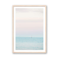 Carly Tabak Print MEDIUM / Natural / MATTED Sunset Sail - Newport Beach