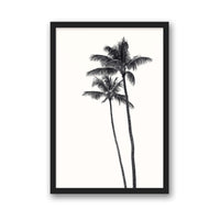 Carly Tabak Print SMALL / Black / FULL BLEED Palm Palms
