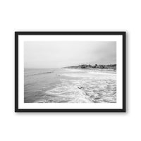 Carly Tabak Print SMALL / Black / MATTED Surfs Up San Diego