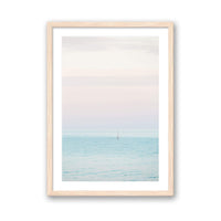 Carly Tabak Print SMALL / Natural / MATTED Sunset Sail - Newport Beach