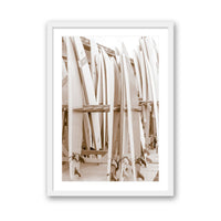Carly Tabak Print SMALL / White / MATTED Lined Up
