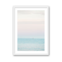 Carly Tabak Print SMALL / White / MATTED Sunset Sail - Newport Beach