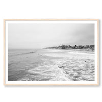 Carly Tabak Print STATEMENT / Natural / MATTED Surfs Up San Diego
