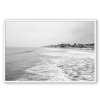 Carly Tabak Print STATEMENT / White / FULL BLEED Surfs Up San Diego