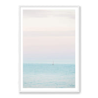 Carly Tabak Print X-LARGE / White / MATTED Sunset Sail - Newport Beach