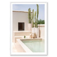 Kim and Nash Finley Print STATEMENT / White / MATTED Summers in Marrakesh