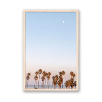 Michelle Halpern Print MEDIUM / Natural / FULL BLEED Moon Palms