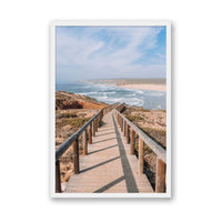 Michelle Halpern Print MEDIUM / White / FULL BLEED Portugal Coast