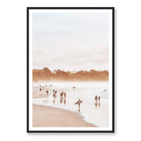 Salty Luxe Print GALLERY / Black / MATTED Surf Highway, Byron Bay