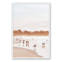 Salty Luxe Print GALLERY / White / FULL BLEED Surf Highway, Byron Bay