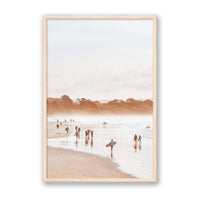 Salty Luxe Print Large / Natural / FULL BLEED Surf Highway, Byron Bay
