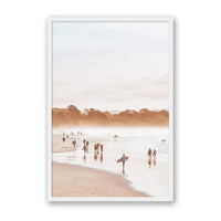 Salty Luxe Print Large / White / FULL BLEED Surf Highway, Byron Bay