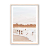 Salty Luxe Print MEDIUM / Natural / MATTED Surf Highway, Byron Bay