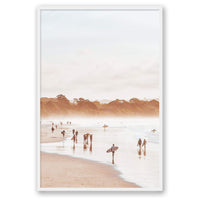 Salty Luxe Print STATEMENT / White / FULL BLEED Surf Highway, Byron Bay