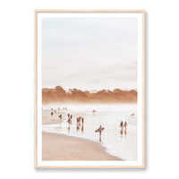 Salty Luxe Print X-LARGE / Natural / MATTED Surf Highway, Byron Bay