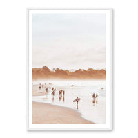 Salty Luxe Print X-LARGE / White / MATTED Surf Highway, Byron Bay
