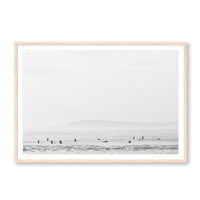 Carly Tabak Print Large / Black / MATTED Surfs Up Santa Barbara