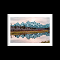 The Grand Tetons - Large / White / Matted