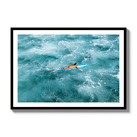 The Paddle Out - Gallery / Black / Matted