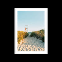 No Lifeguard on Duty - Large / White / Matted