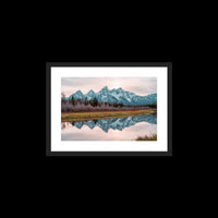The Grand Tetons - Small / Black / Matted