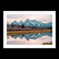 The Grand Tetons - Statement / White / Matted