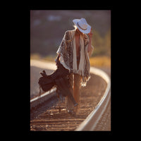 Hey CowGirl! - Large / Rolled (No Frame) / N/A
