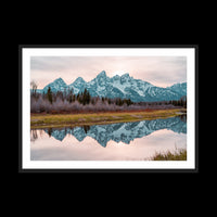 The Grand Tetons - Gallery / Black / Matted