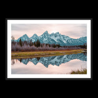 The Grand Tetons - Statement / Black / Matted