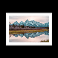 The Grand Tetons - X-Large / White / Matted