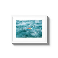 The Paddle Out - Small / White / Matted