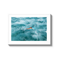 The Paddle Out - Large / White / Matted