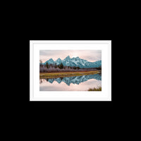 The Grand Tetons - Small / White / Matted