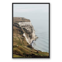 Alex Reyto Print GALLERY / Black / FULL BLEED Dover Cliffs, England