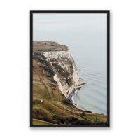Alex Reyto Print Large / Black / FULL BLEED Dover Cliffs, England