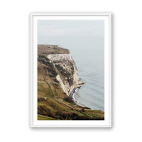 Alex Reyto Print MEDIUM / White / MATTED Dover Cliffs, England