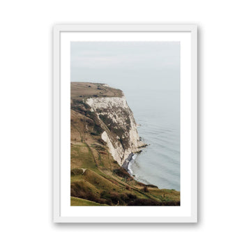 Alex Reyto Print SMALL / White / MATTED Dover Cliffs, England