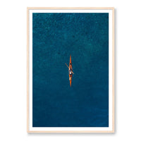 Andrea Caruso Print GALLERY / Natural / MATTED Canoe