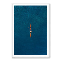 Andrea Caruso Print GALLERY / White / MATTED Canoe