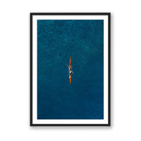 Andrea Caruso Print MEDIUM / Black / MATTED Canoe