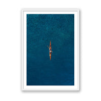 Andrea Caruso Print MEDIUM / White / MATTED Canoe